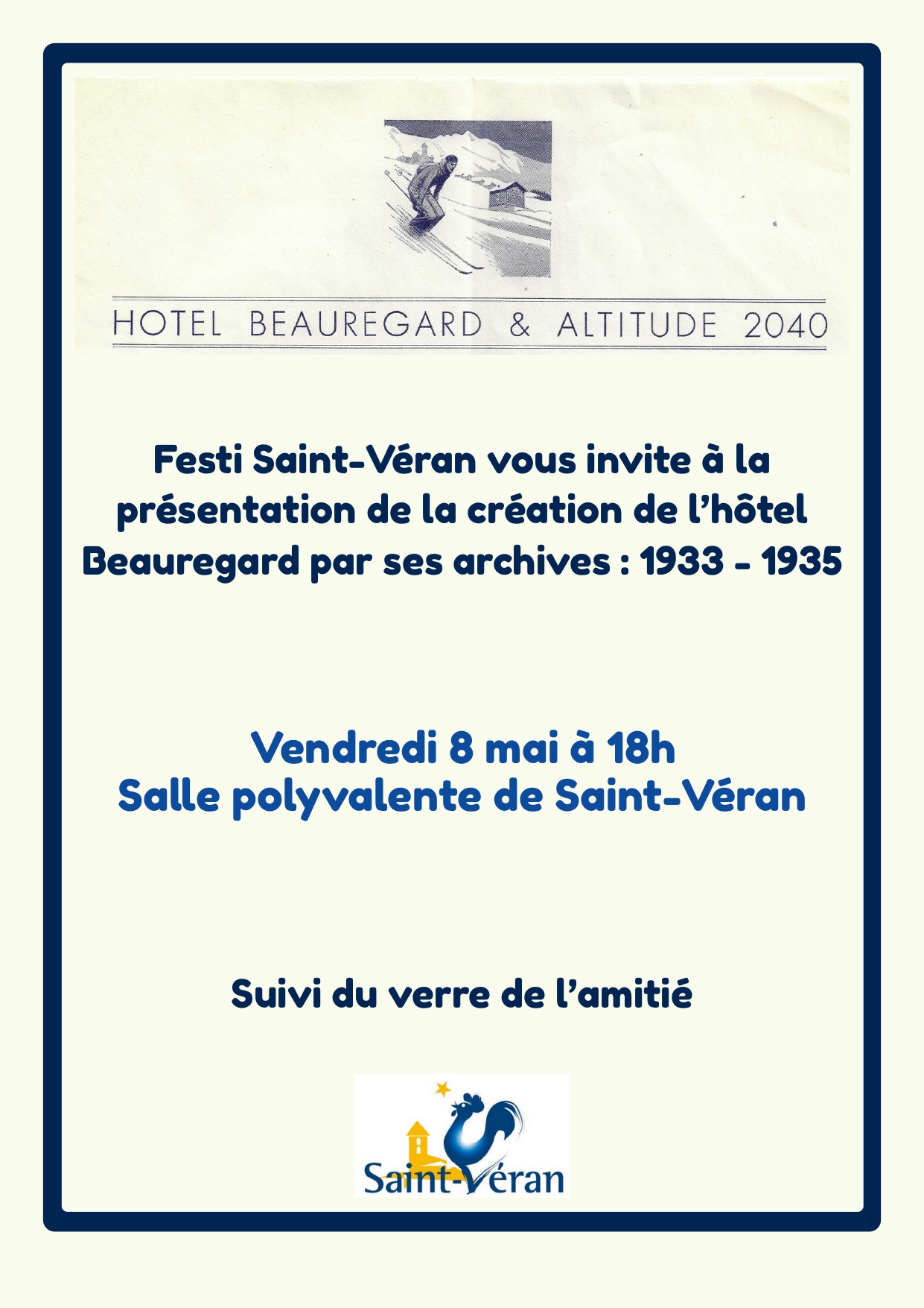 affiche histoire hotel beauregard